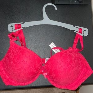 Victoria’s Secret Red Push-up Bra. Never worn.